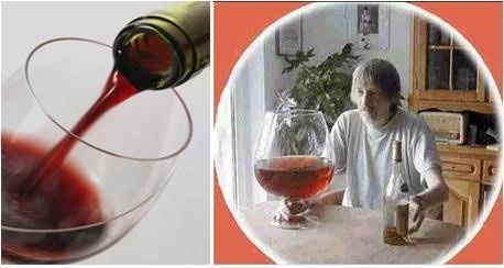 Image of a man enjoying a giant glass of wine.jpg