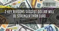 2 Key Reasons Suggest Dollar Will Be Stronger Than Euro