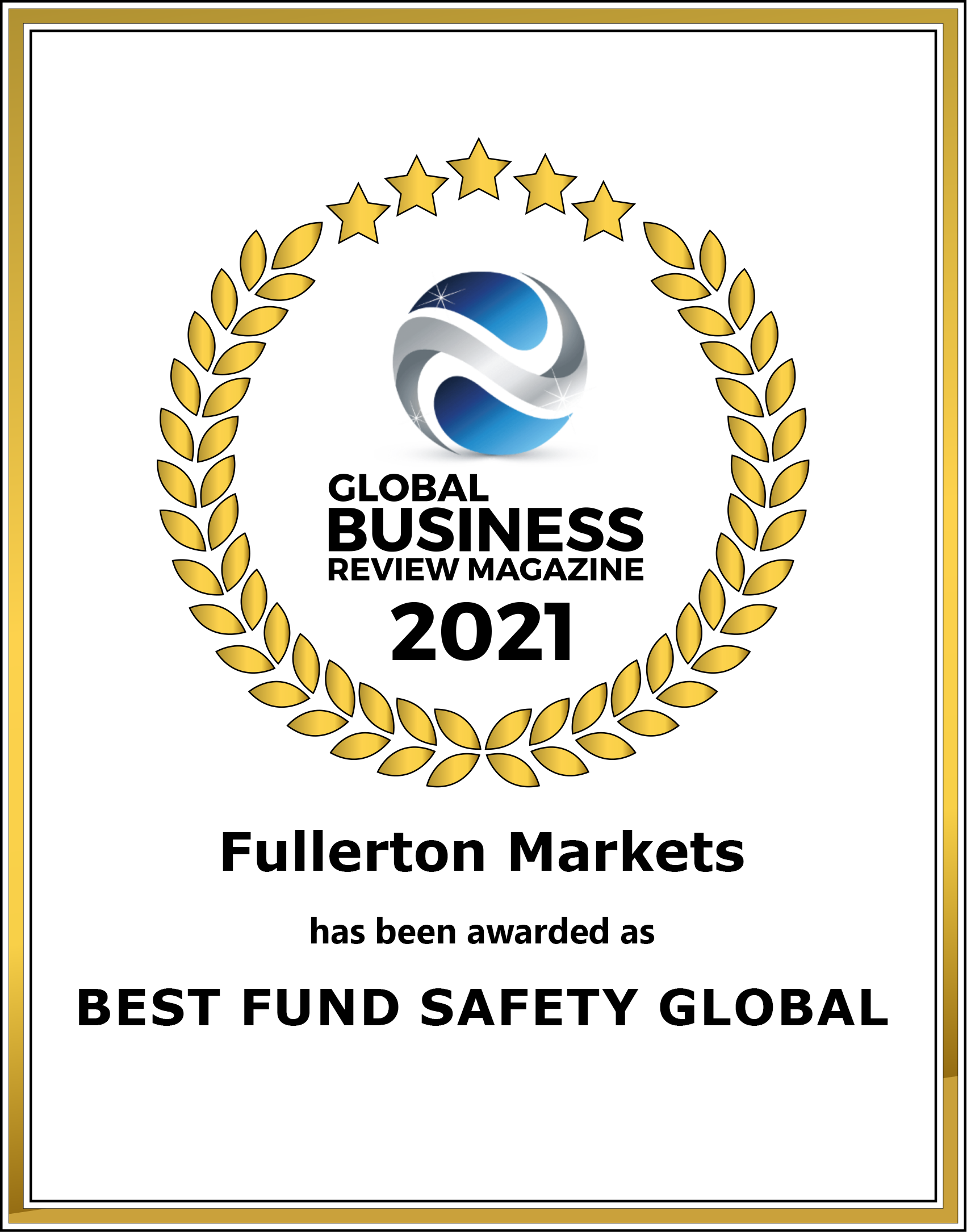 Fullerton Markets_Best Fund Safety Global_Winning Logo